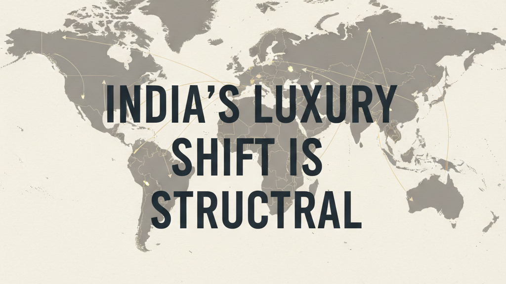 The Great Indian Luxury Pivot: Beyond the Silk Road to a Strategic Superhighway