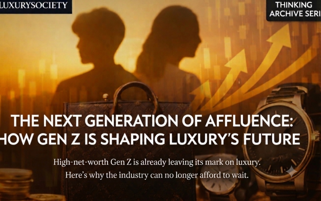 The Heirs are not waiting : Why High Net worth Gen Z is already reshaping Luxury